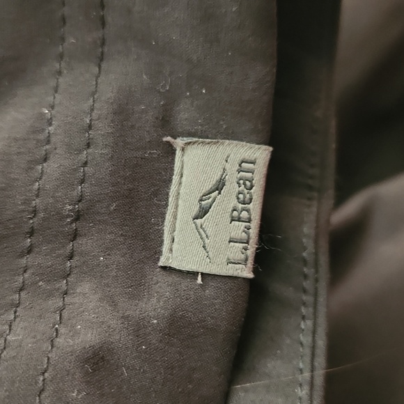 L.L. Bean Women's Black Jacket Coat With Detachable Hood Size Large - Picture 5 of 12